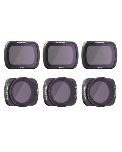 FREEWELL DJI POCKET 2/OSMO POCKET FILTERS – Essential Kit (ND4, ND8, ND16, CPL, ND32/PL, ND64/PL) (FW-OP-ESS)