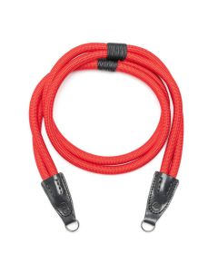 LEICA DOUBLE ROPE STRAP - RED by COOPH [18881] [Steel Ring] 100cm.