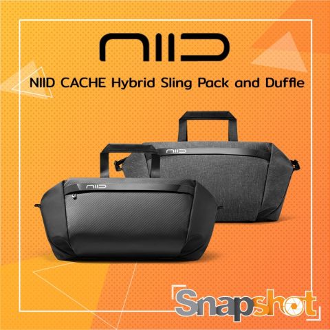 [ รุ่นใหม่ล่าสุด !!! ] กระเป๋า NIID CACHE Hybrid Sling Pack and Duffel กระเป๋าที่ได้รับการระดมทุนใน Kickstarter ของแท้