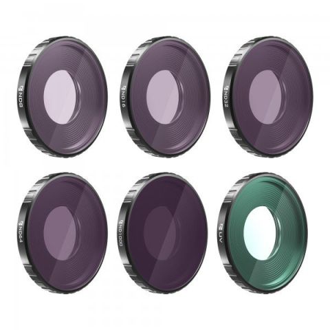 FREEWELL DJI OSMO ACTION 3 FILTERS ALL DAY 6PACK [ND8, ND16, ND32, ND64, ND1000, UV] [FW-OA3-ALD]