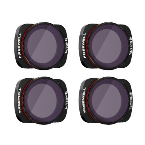 FREEWELL DJI POCKET 2/OSMO POCKET FILTERS – BRIGHT DAY [ ND8/PL, ND16/PL, ND32/PL, ND64/PL ] [ FW-OP-BRG ]