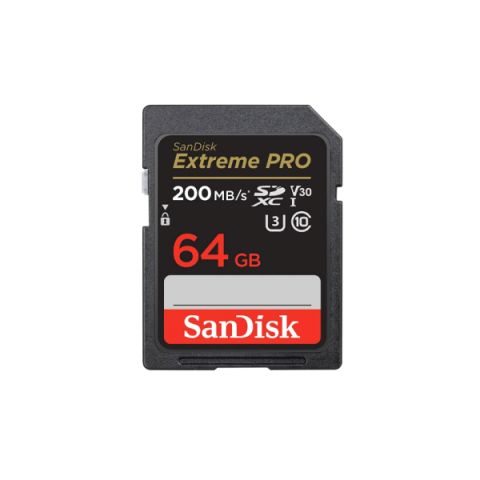 SanDisk Extreme Pro SD Card 64GB (200MB/s) ประกันศูนย์ไทย