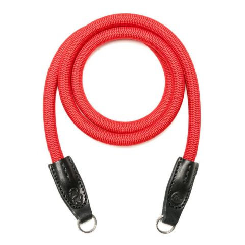 LEICA ROPE STRAP - RED by COOPH [18597] [Steel Ring] 126cm.
