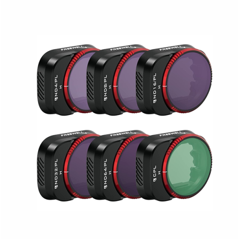 FREEWELL DJI MINI 3 PRO FILTERS [ND4/PL, ND8/PL, ND16/PL, ND32/PL, ND64/PL, CPL] [Bright Day] [FW-MN3-BRG]